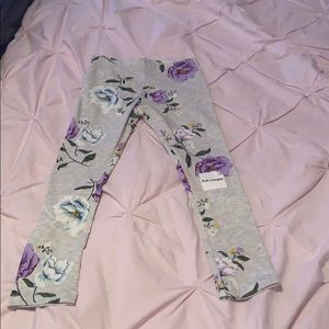 Floral print pants toddler